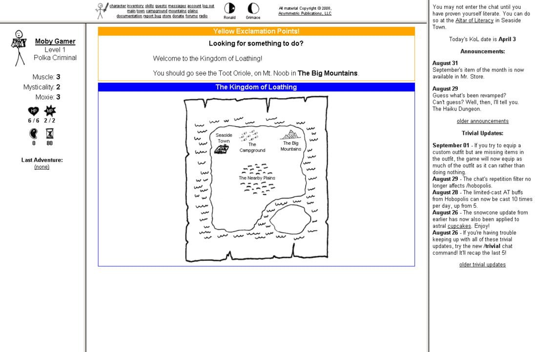 The Kingdom of Loathing