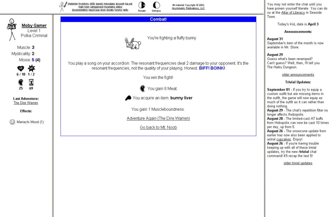 The Kingdom of Loathing