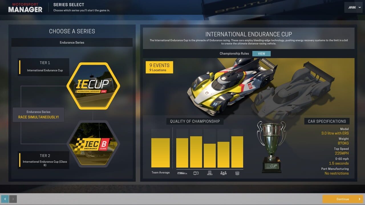 Motorsport Manager: Endurance Series