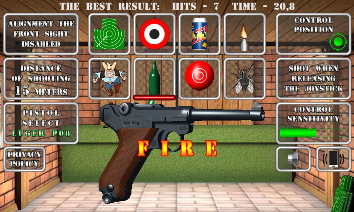 Pistol shooting: Realistic gun simulator