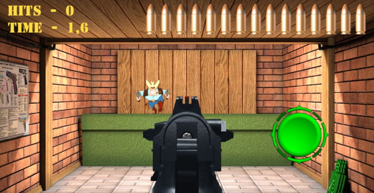Pistol shooting: Realistic gun simulator