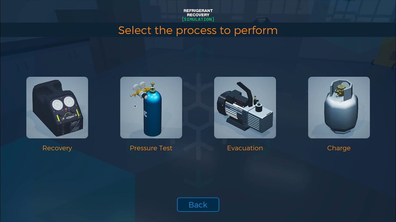 Refrigerant Recovery Simulation