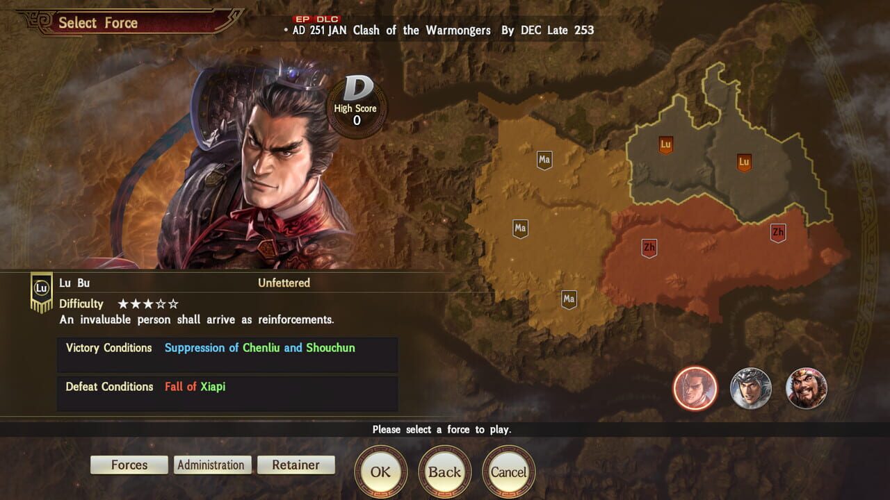 Romance of the Three Kingdoms XIII EP: Scenario for War Chronicles Mode – 2nd Wave: Clash of the Warmongers