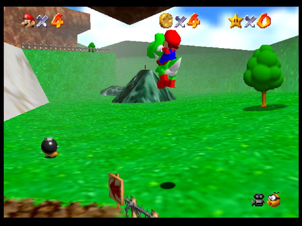 Mario 64 and Yoshi