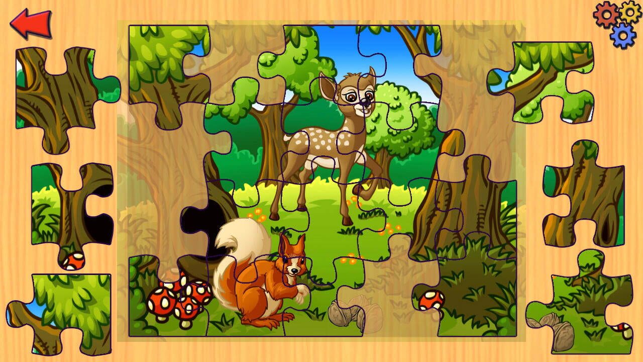 Funny Farm Animal Jigsaw Puzzle Game for Kids and Toddlers