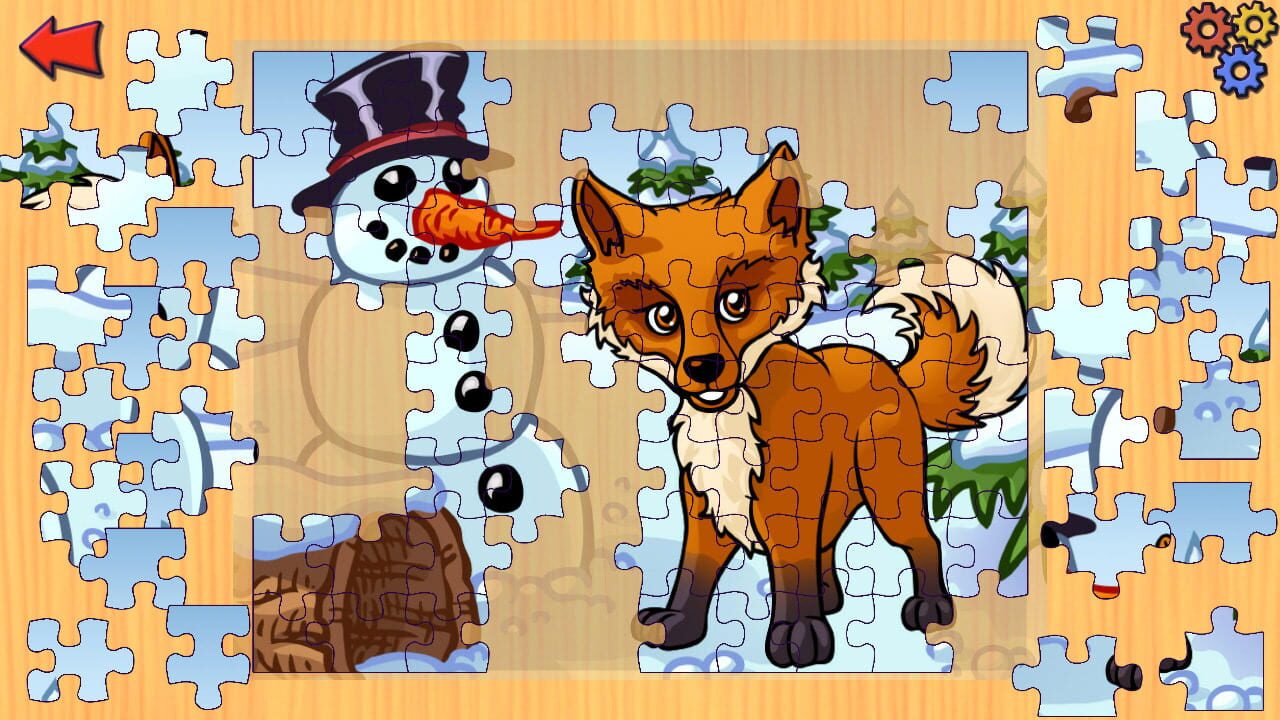 Funny Farm Animal Jigsaw Puzzle Game for Kids and Toddlers