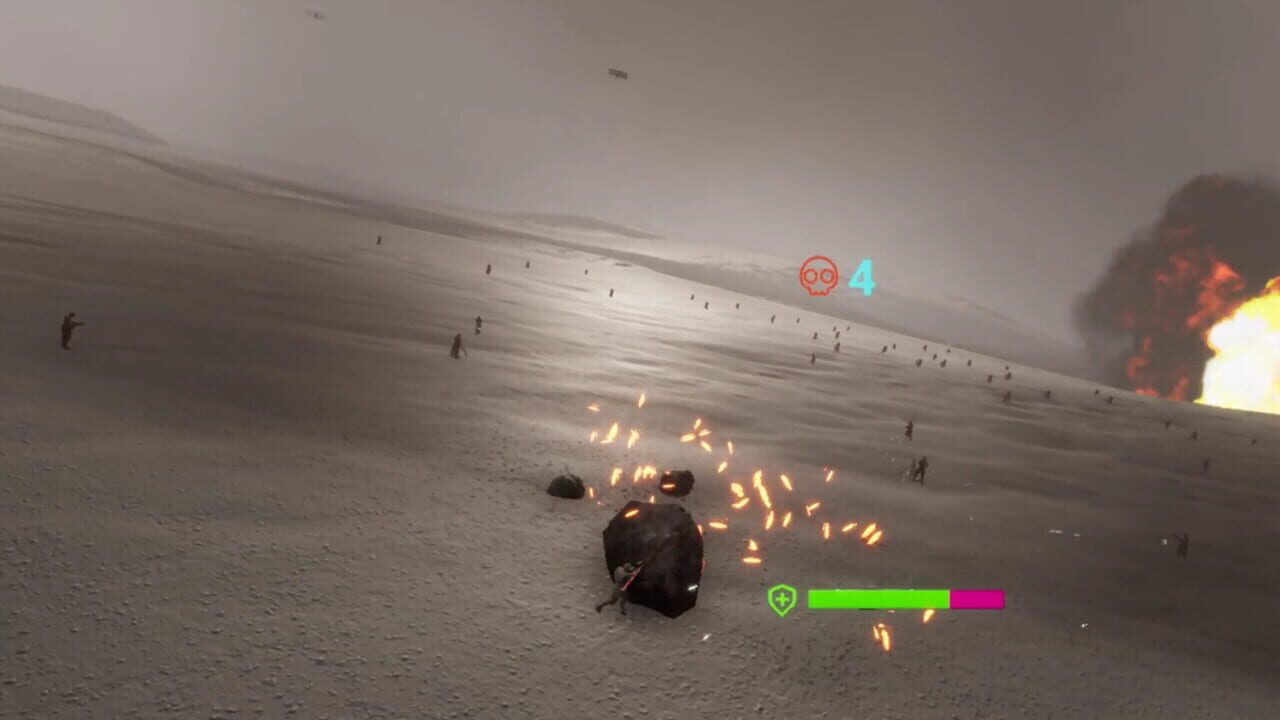 VR Lunar Base Skirmish: Control the Moon