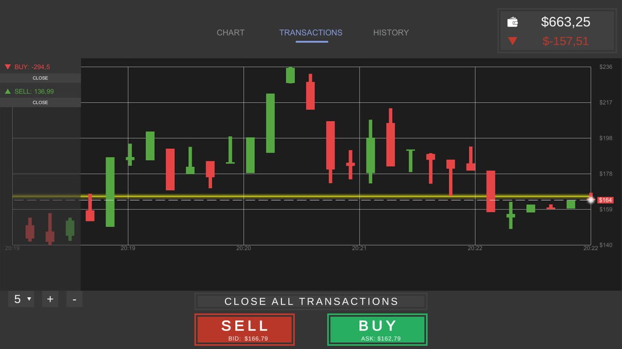 Idle Trader Simulator