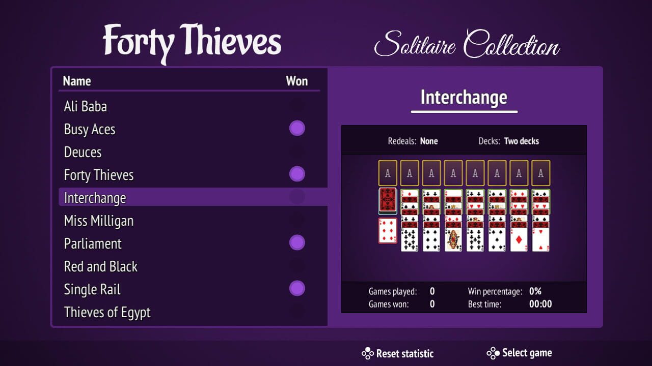 Forty Thieves Solitaire Collection