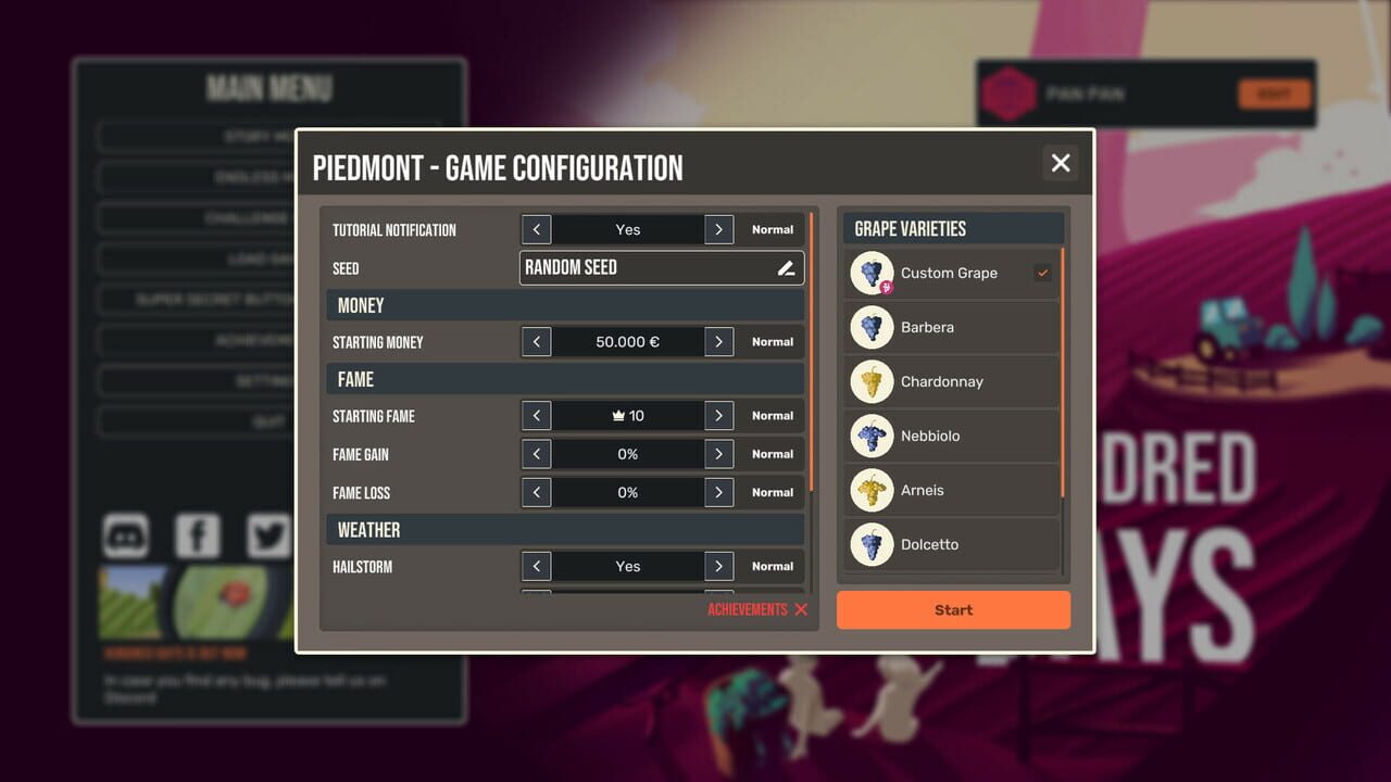 Hundred Days: Grape Lab