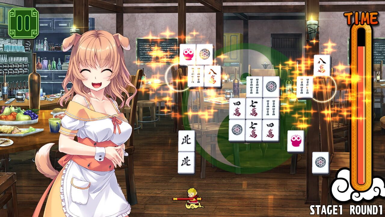 Pretty Girls Mahjong Solitaire: Green