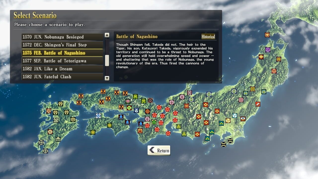 Nobunaga’s Ambition: Sphere of Influence – Scenario 5: Battle of Nagashino