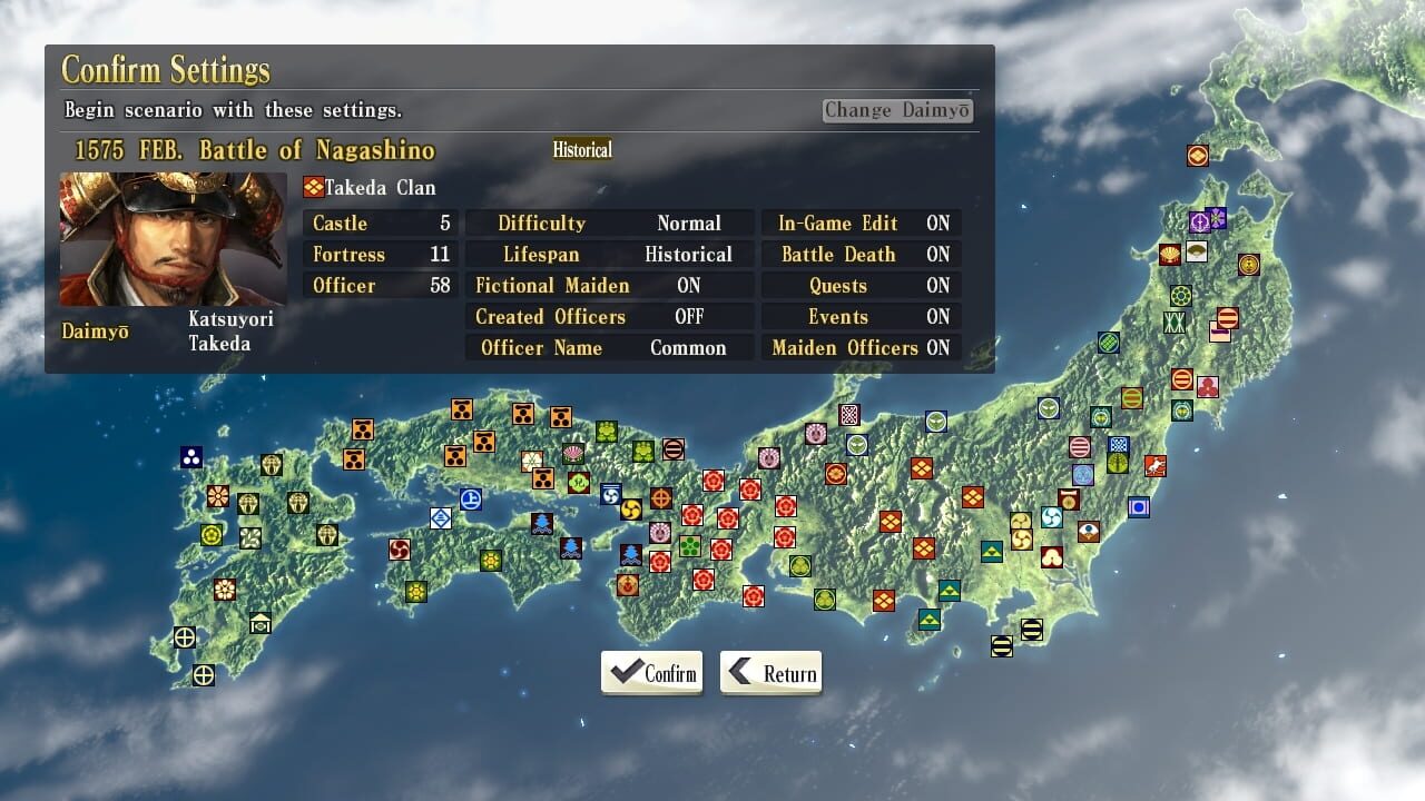 Nobunaga’s Ambition: Sphere of Influence – Scenario 5: Battle of Nagashino