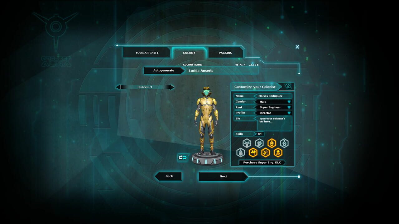 Project Aura: Super Engineer Colonist