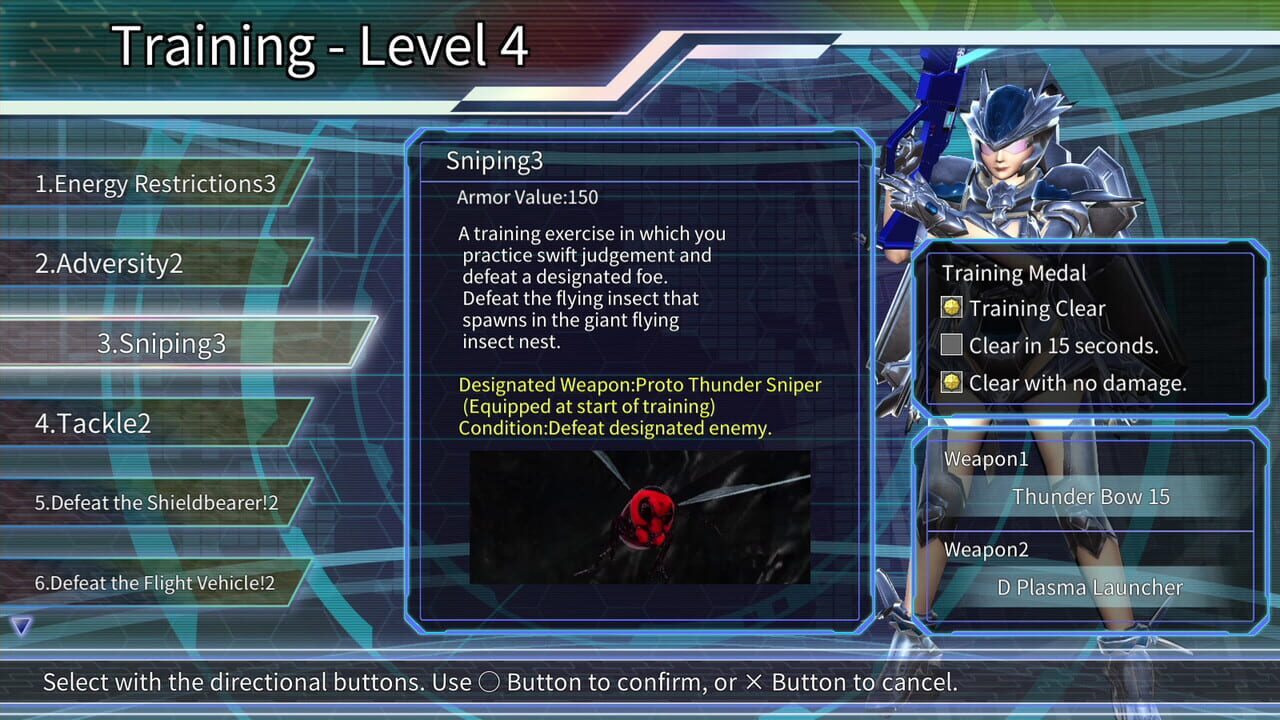 Earth Defense Force 4.1: Wing Diver the Shooter – Training Mode