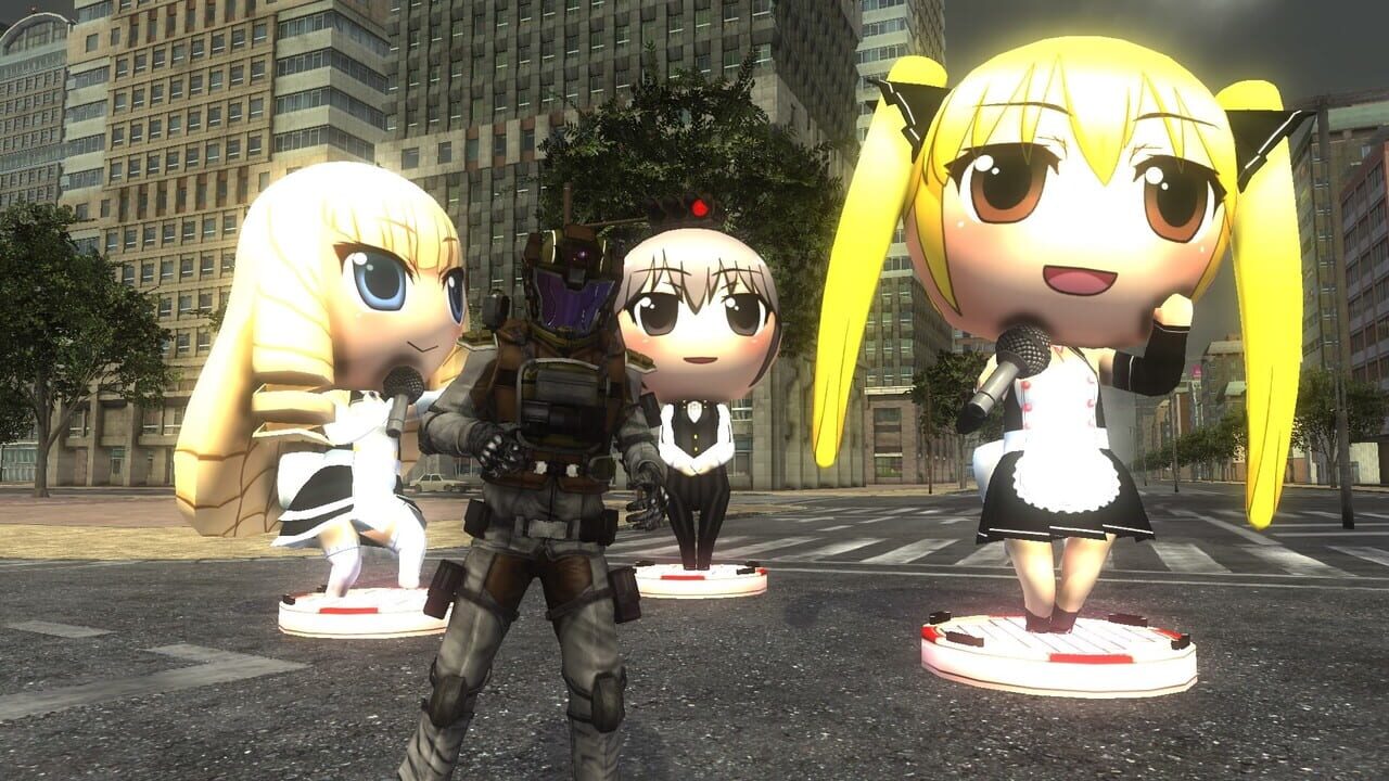 Earth Defense Force 5: Air Raider Weapon Singing and Dancing Pure Decoy Launcher Set of 8
