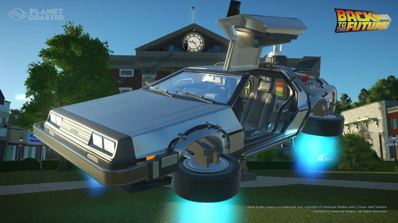 Planet Coaster: Back to the Future Time Machine Construction Kit
