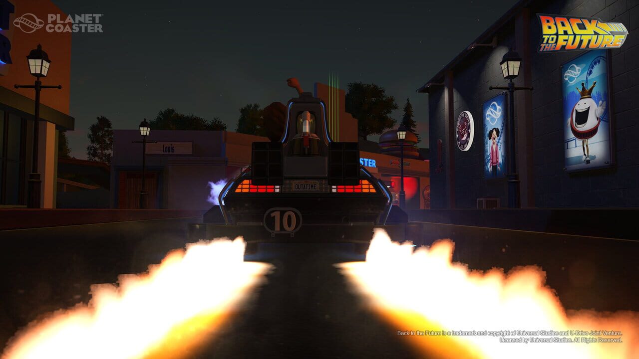 Planet Coaster: Back to the Future Time Machine Construction Kit