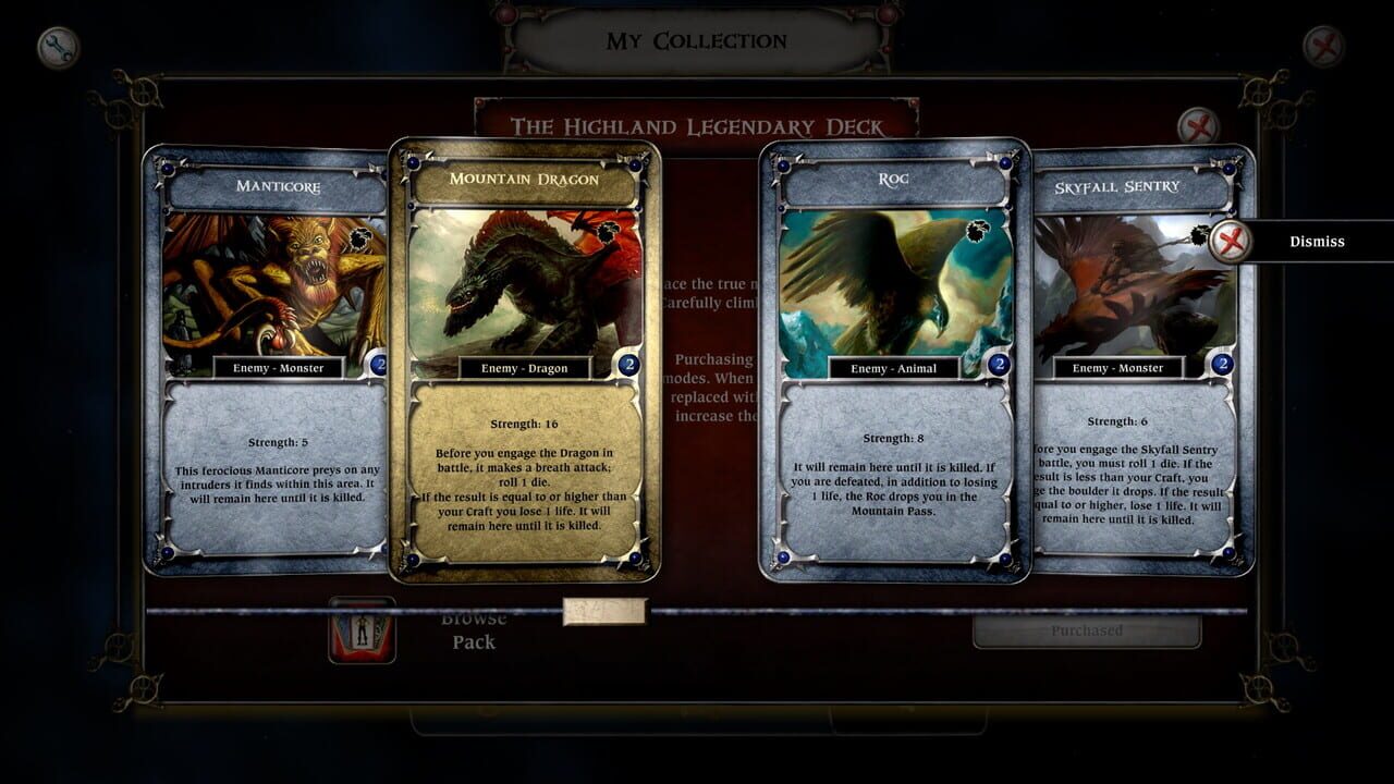 Talisman: The Highland Expansion – Legendary Deck