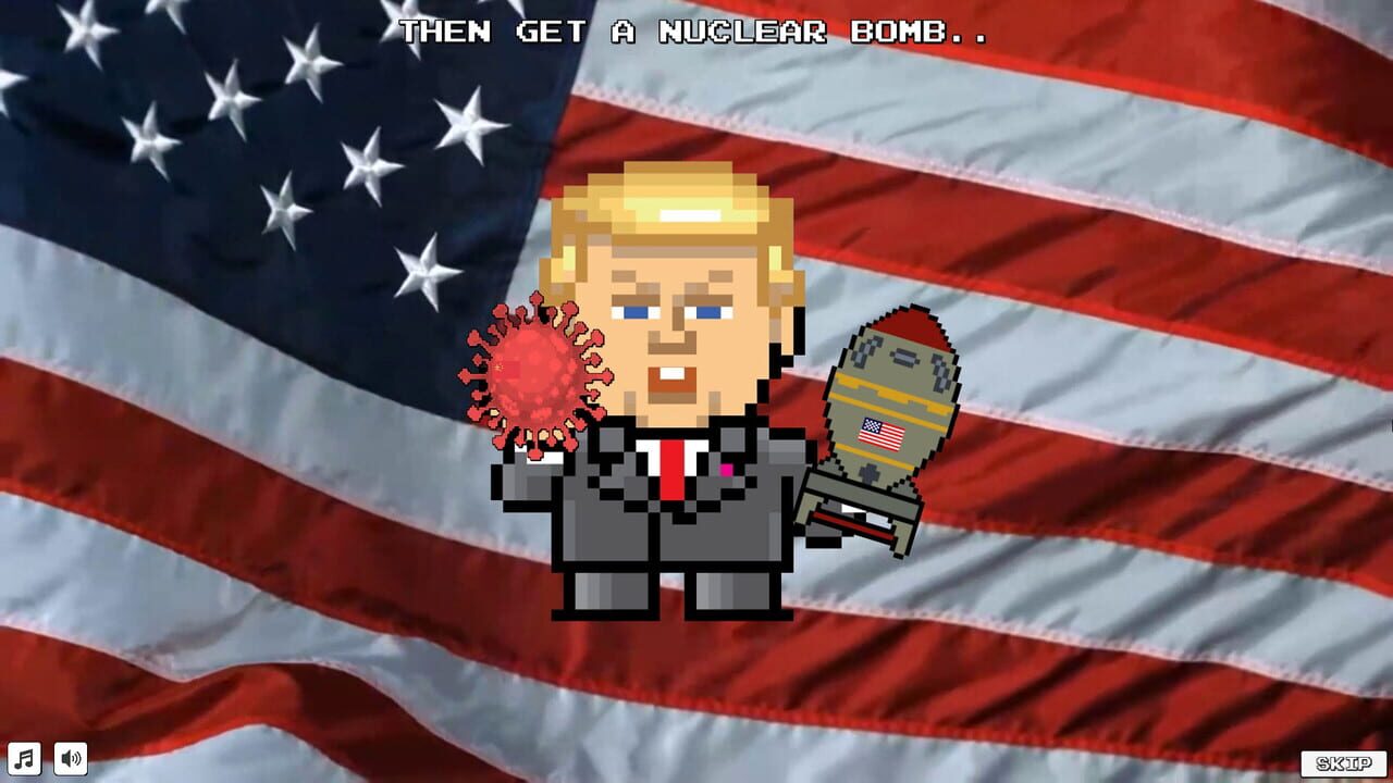 Trump vs. Covid: Save the World Clicker