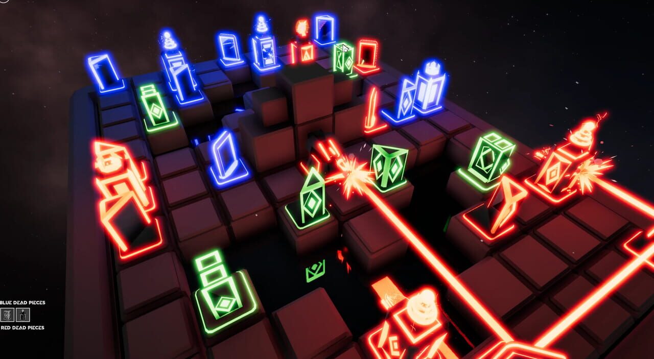 Laser Chess: Deflection