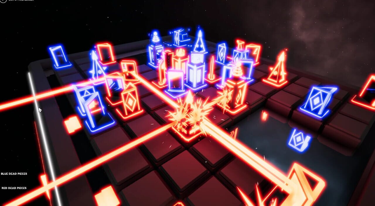 Laser Chess: Deflection