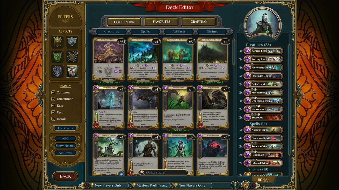 Spellweaver: Duke’s Zombies Deck