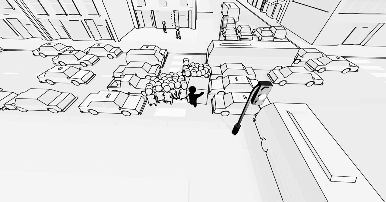 Crowd Simulator: Long Way to Go