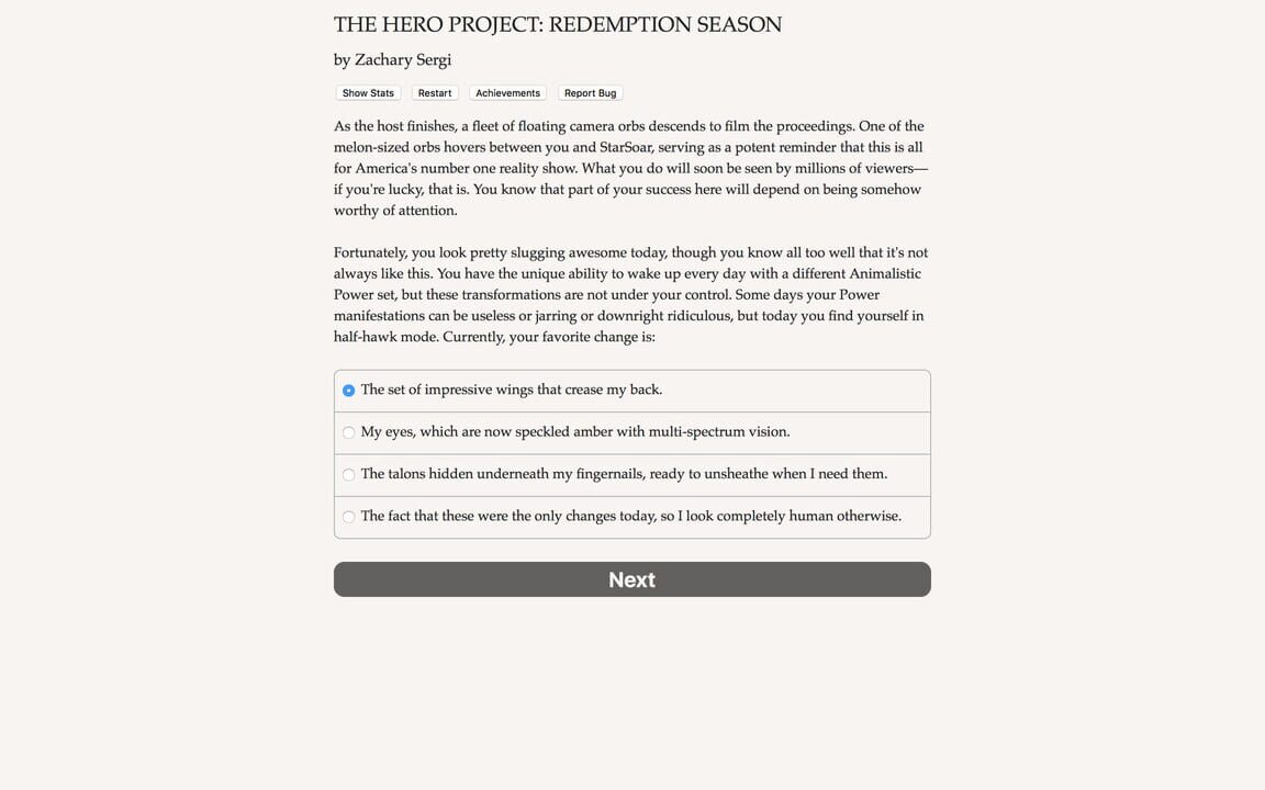 The Hero Project: Redemption Season – MeChip Warning System