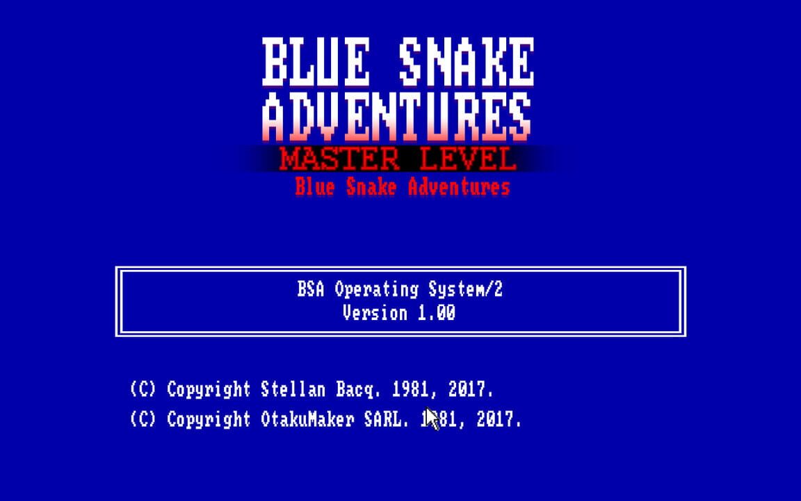 Blue Snake Adventures: Master Level