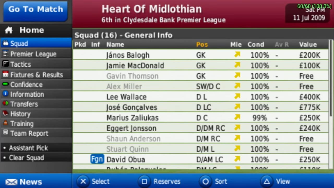 Football Manager Handheld 2010