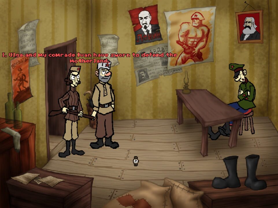 Sniper and Spotter Serving the Motherland