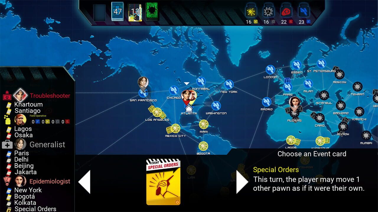 Pandemic: The Board Game – On the Brink: Roles & Events