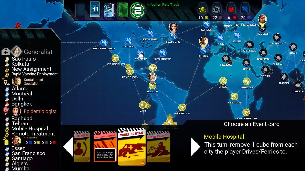 Pandemic: The Board Game – On the Brink: Roles & Events