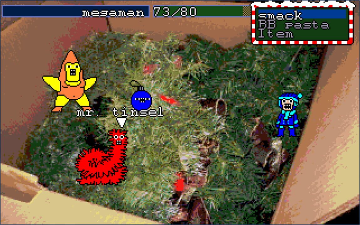 Megaman Sprite Christmas