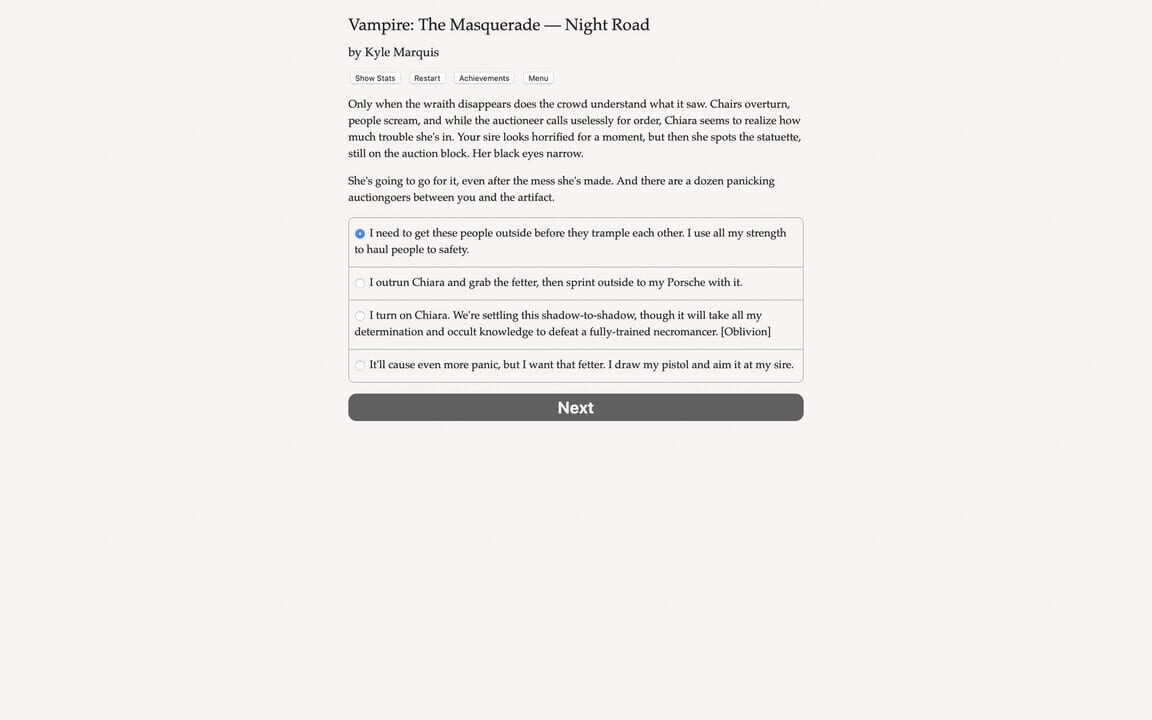 Vampire: The Masquerade – Night Road: Secrets and Shadows