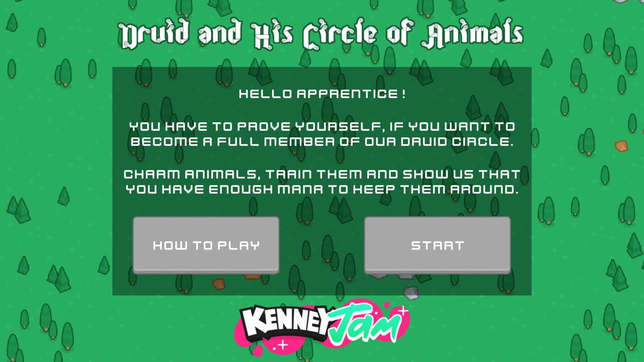 Druid and His Circle of Animals