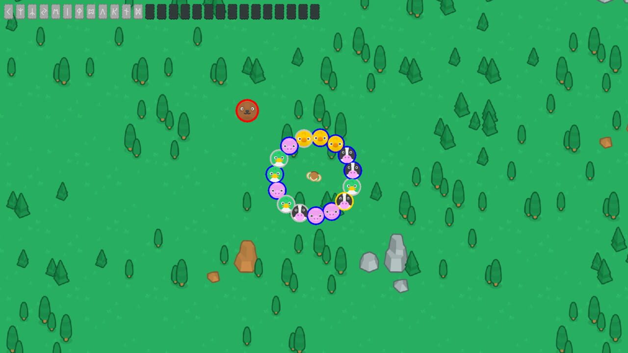 Druid and His Circle of Animals