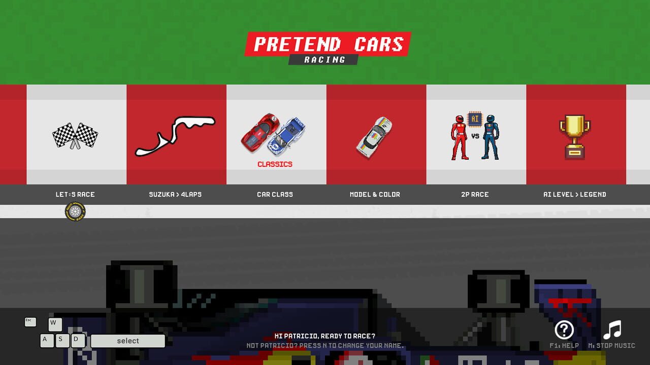 Pretend Cars Racing