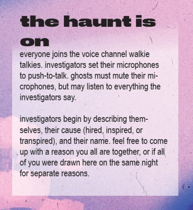 This Discord Has Ghosts in it