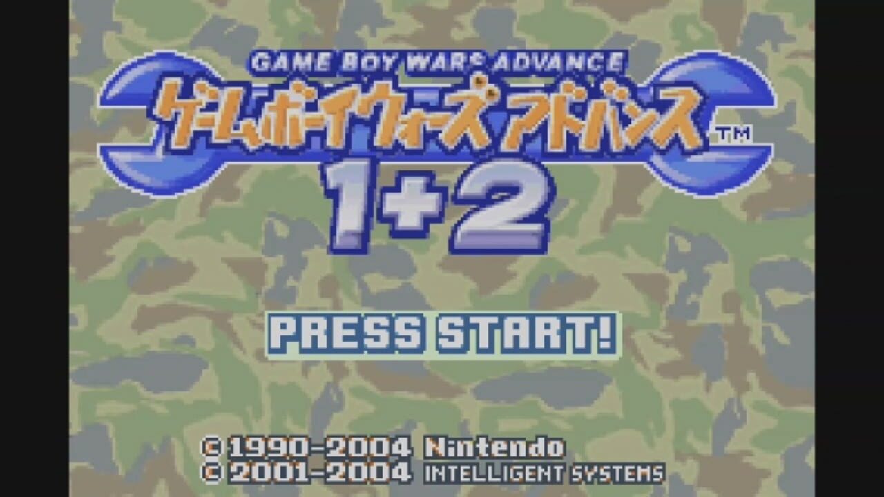 Game Boy Wars Advance 1+2