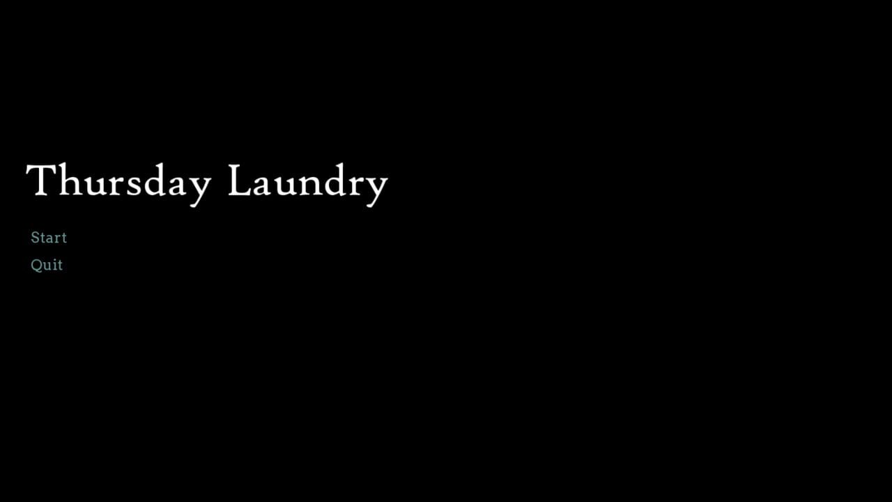 Thursday Laundry
