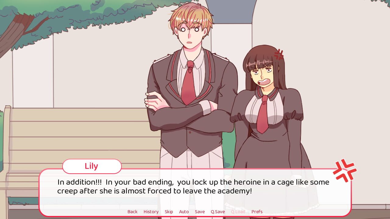 I Want to Pursue the Mean Side Character!