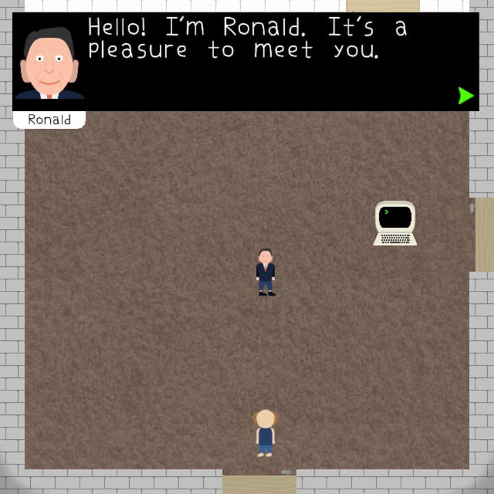 Ronald Regan Teaches Typing