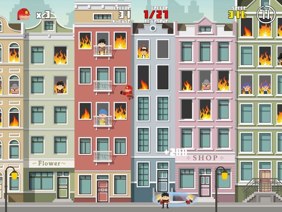 Flying Hero: City on fire