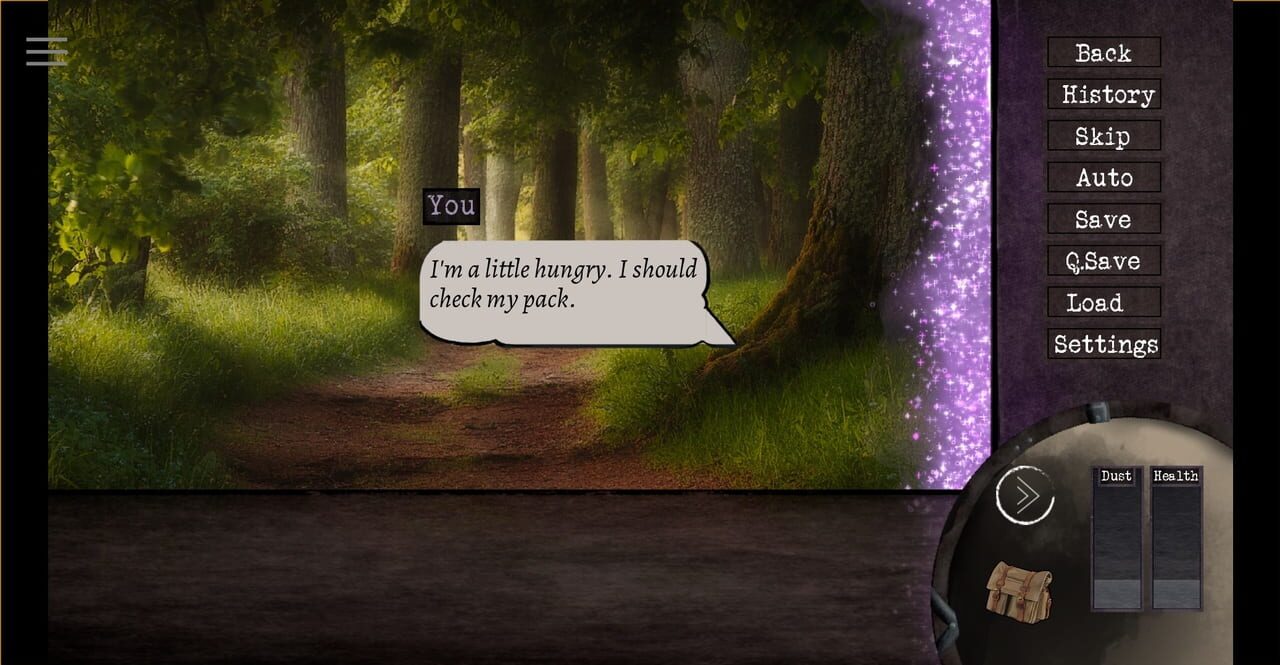 The Dust of the Violet Crystals