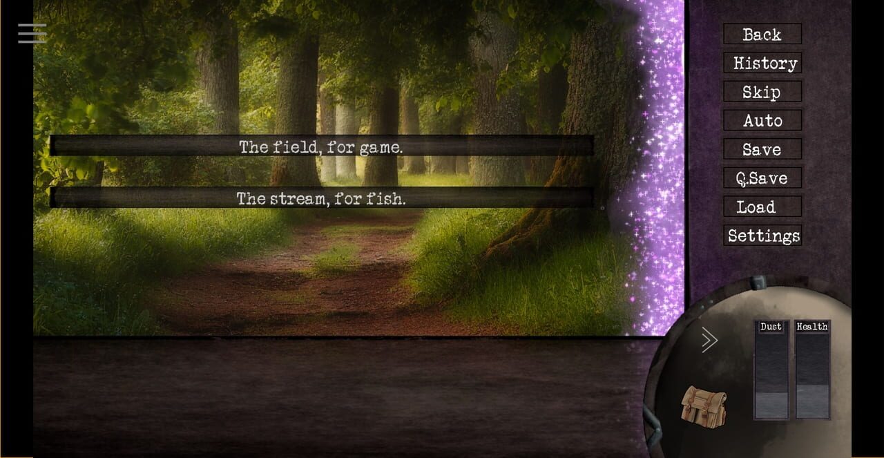 The Dust of the Violet Crystals