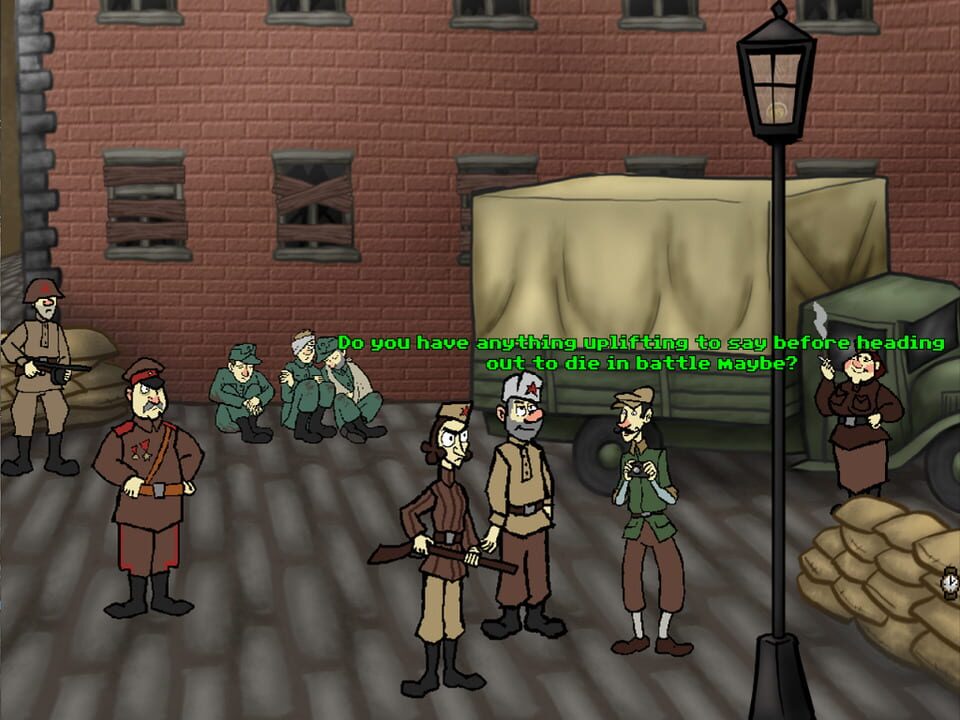 Sniper and Spotter Climbing a Tower