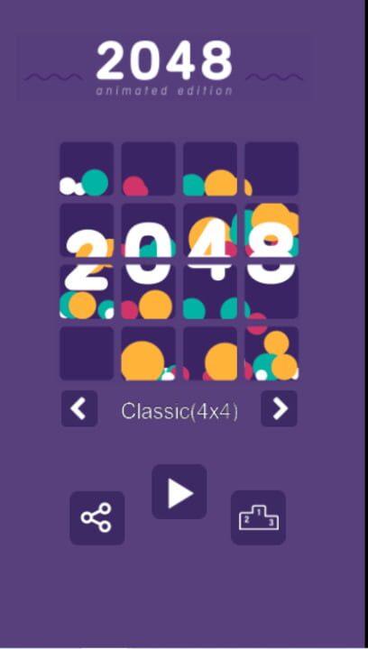 2048 Animation Puzzle Edition