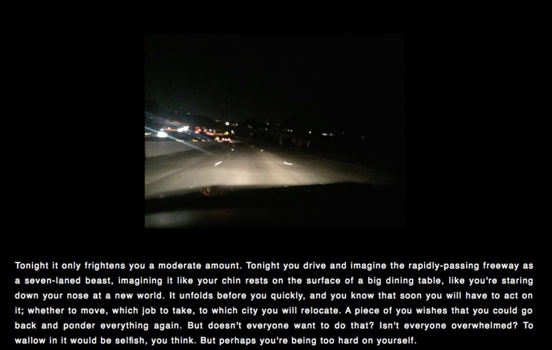 Driving Alone at Night